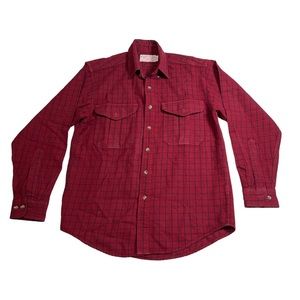 Filson Long Sleeve Shirt wool tag says medium but definitely fits like small